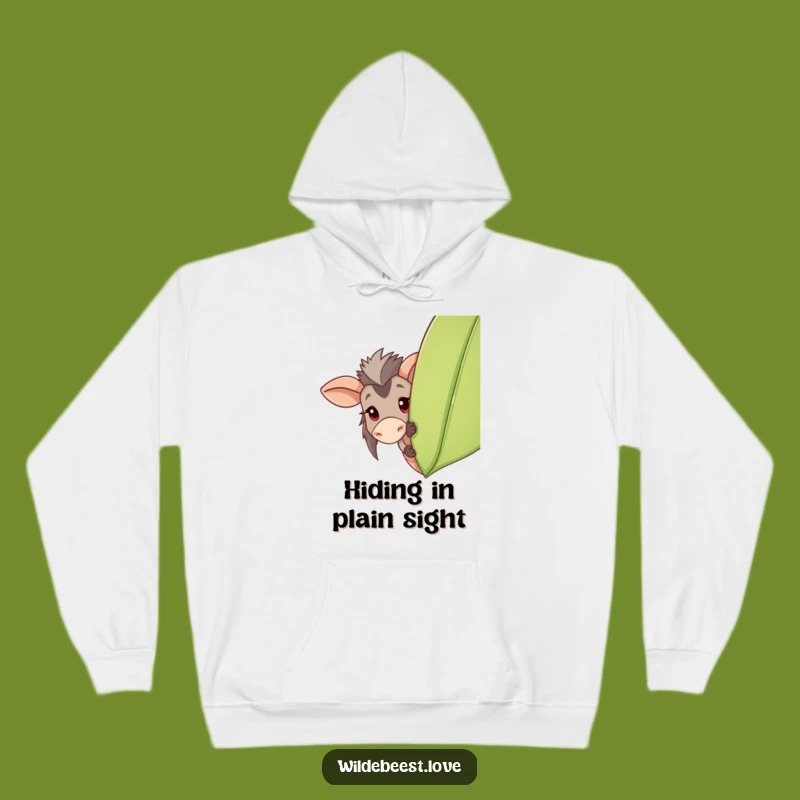 Funny Wildebeest Hoodie: Cozy Playfulness with a Surprise Twist